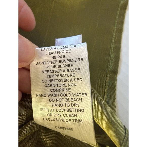 Lily Moss Melanie Lyn Blouse Sz10 Green NWT - Picture 10 of 10